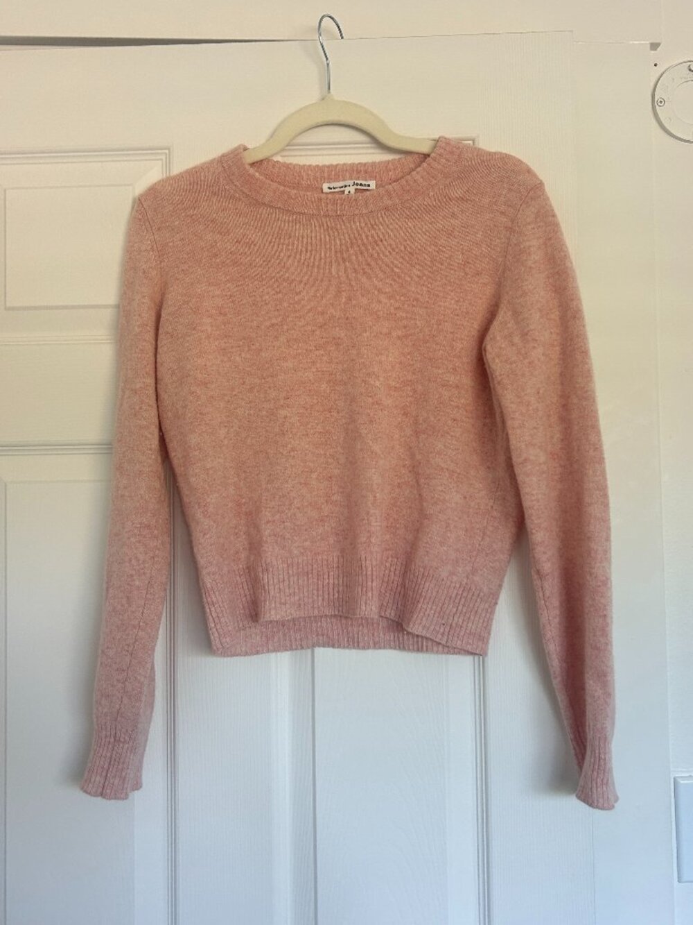Reformation Cropped Cashmere Crew Sweater